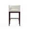 Manhattan Comfort Kingsley Barstool in Ivory and Dark Walnut, PK2 2-BS012-IV - alternate 7